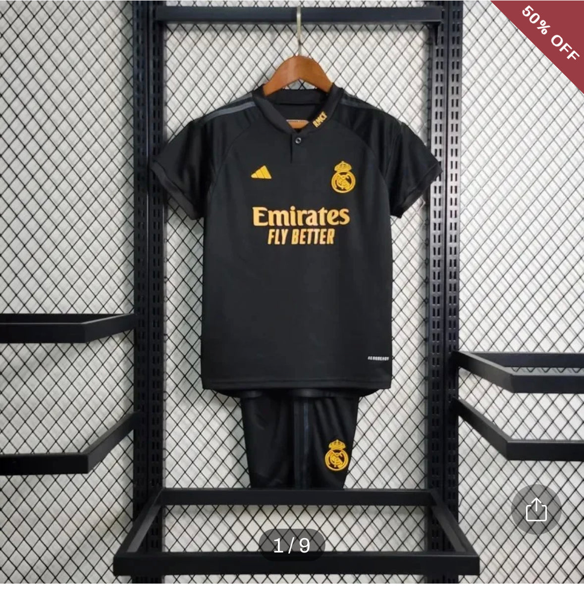 2023/2024 Kids Size Real Madrid Third Away Football Shirt & Shorts