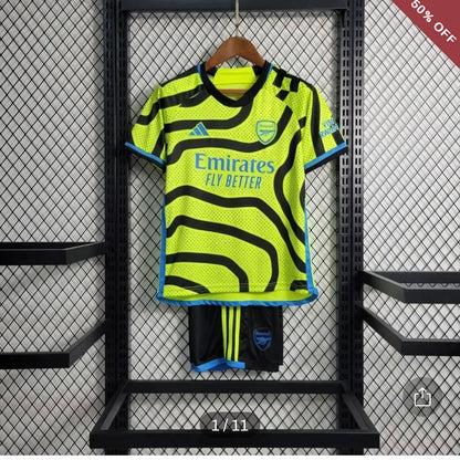 2023/2024 Kids Size Arsenal Away Soccer Jersey