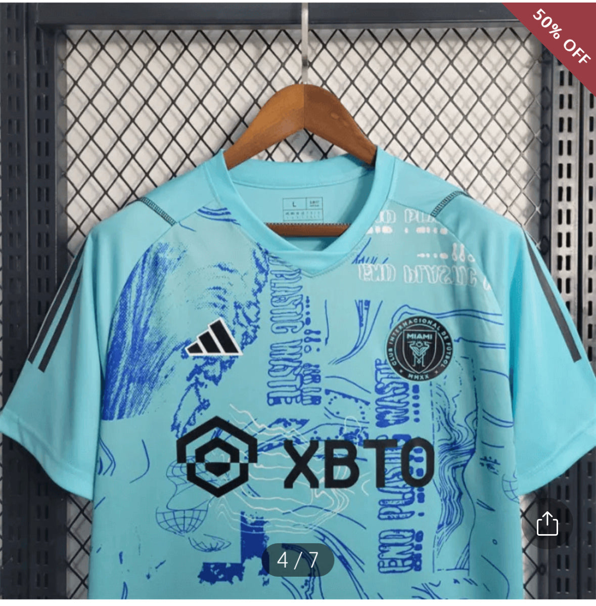 2023/2024 Inter Miami Training Wear blue Soccer Jersey