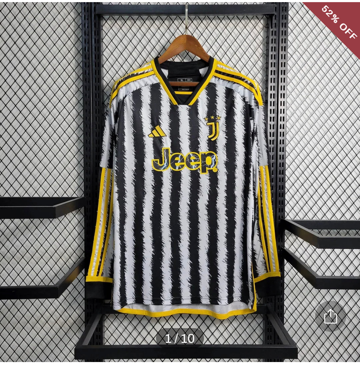 2023/2024 Long Sleeve Juventus Home