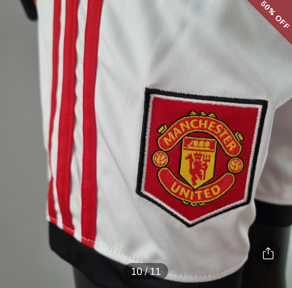 2022/2023 Manchester United Home Football Shirt kids