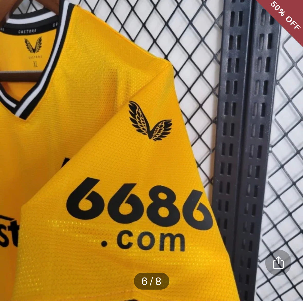 Wolverhampton Wanderers Home Football Shirt