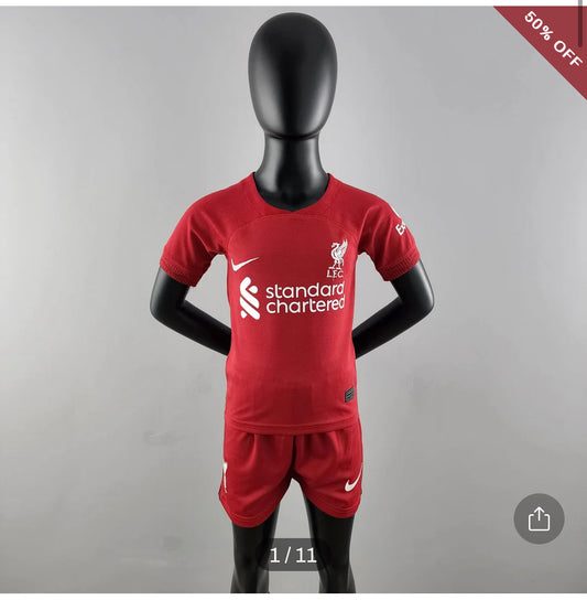 Kids Size 2022/2023 Liverpool Soccer Jersey