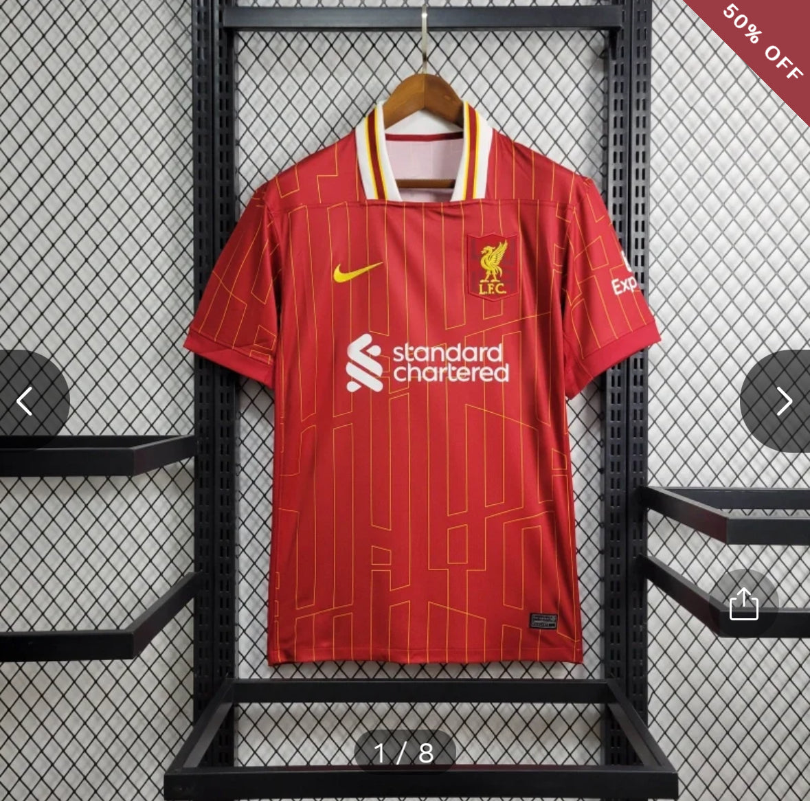 2024/2025 Liverpool Home Soccer Jersey New in