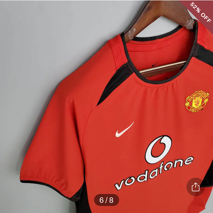 2002/2004 Retro Manchester United Home Football Shirt