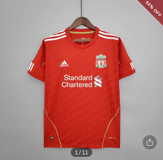 2010/2011 Retro Liverpool Home Football Shirt