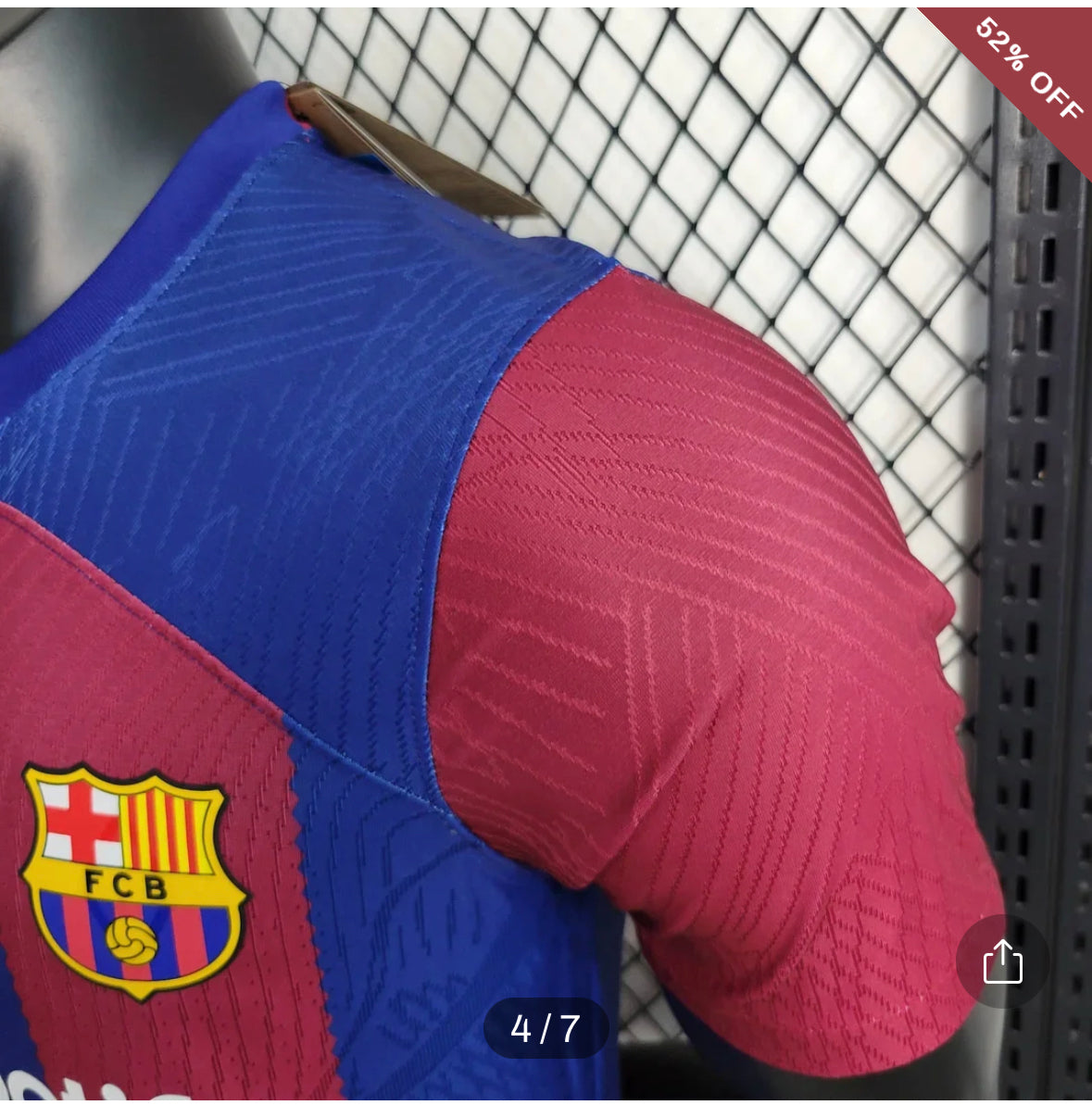 2023/2024 Player Version Barcelona Home