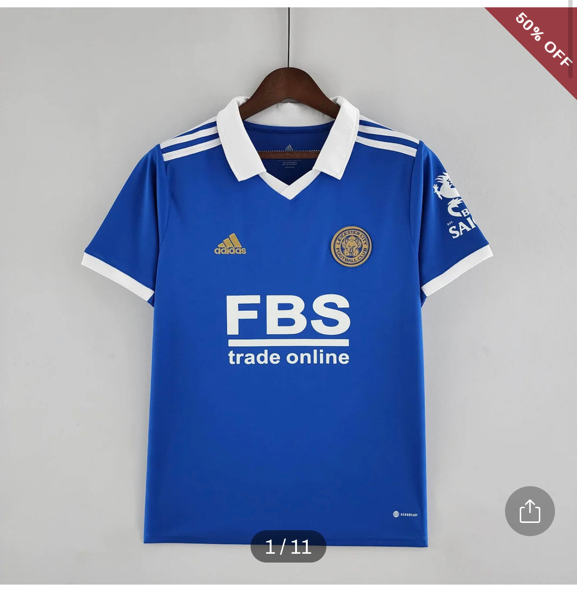 2022/2023 Leicester City Home Soccer Jersey