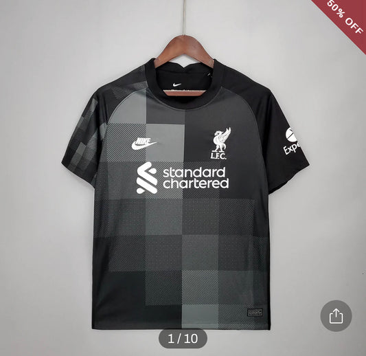 Liverpool Goalkeeper Soccer Jersey Black 2021/2022