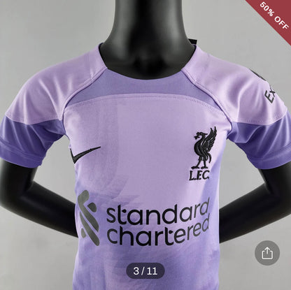 2022/2023 Liverpool Goalkeeper Purple Soccer Jersey