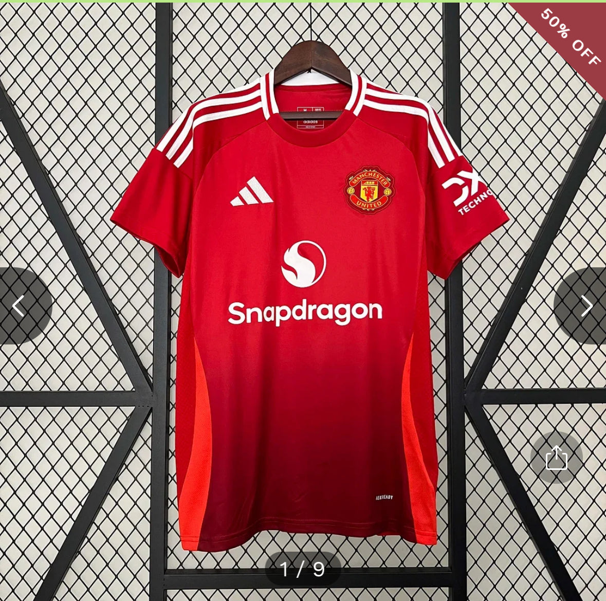 2024/2025 Manchester United Home Football Shirt New in