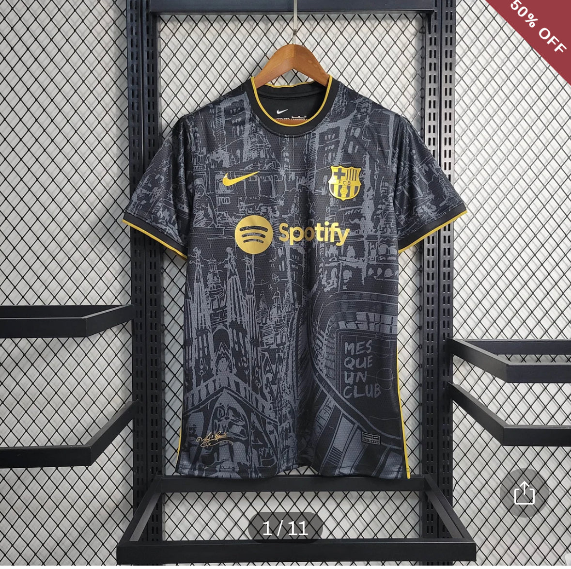 2023/2024 Barcelona Special Edition Black Football Shirt