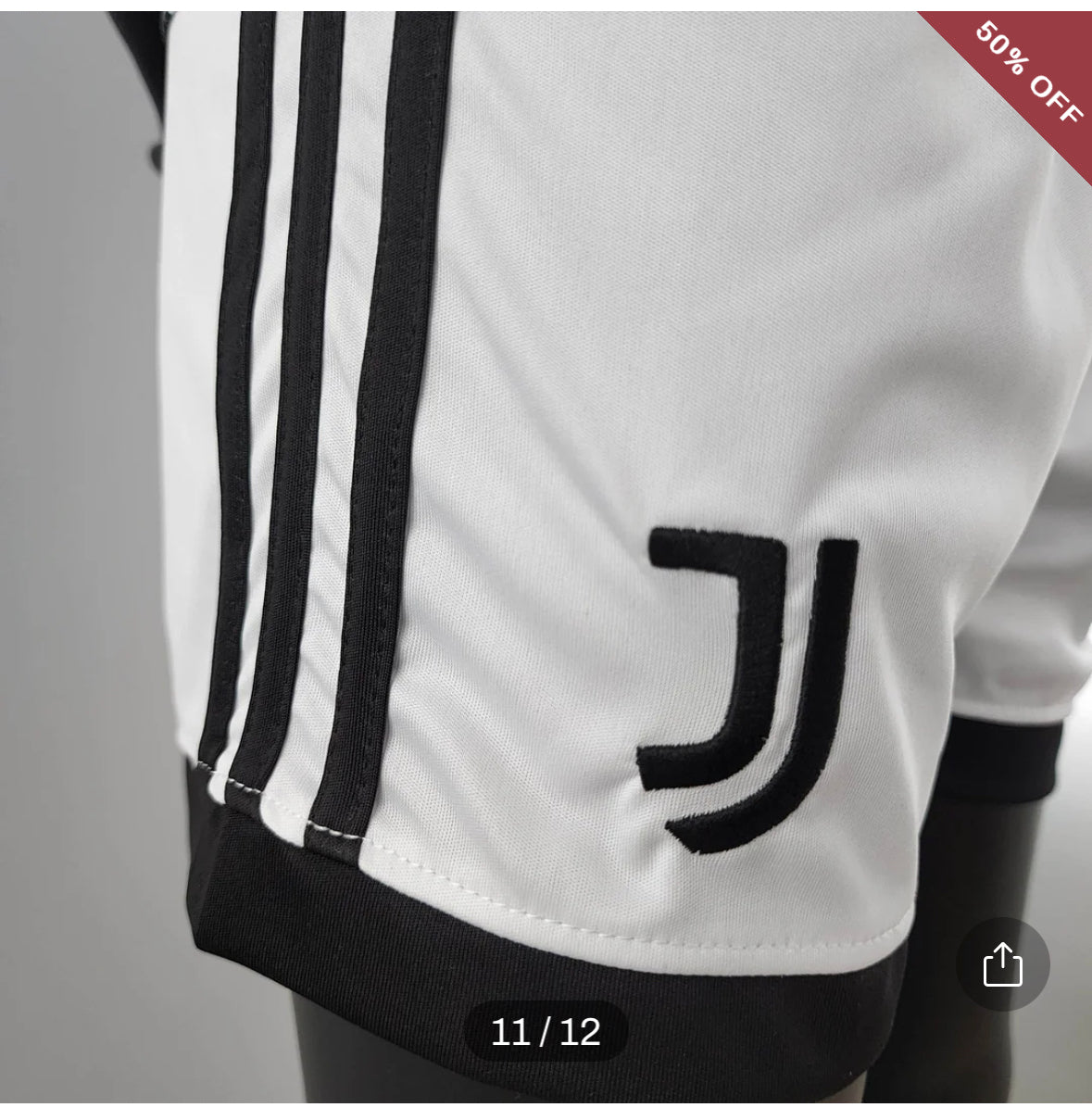 2022/2023 Juventus Home Soccer Jersey & Shorts