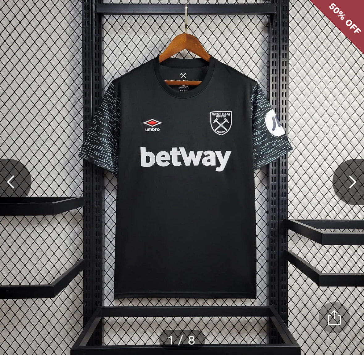 2024/2025 West Ham United Third Away Football Shirt New in