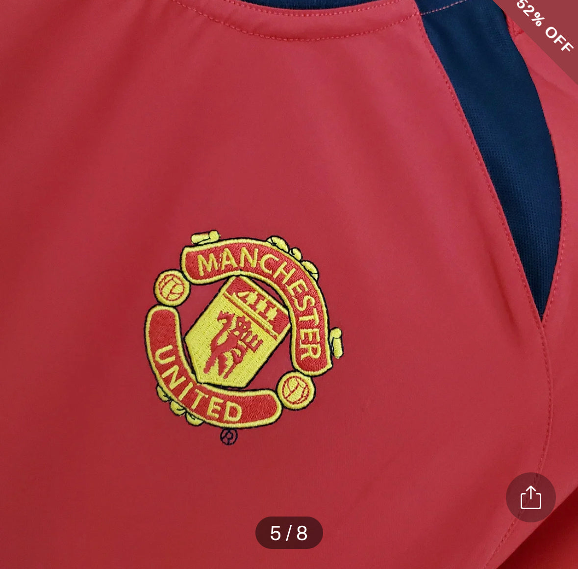 2002/2004 Retro Manchester United Home Football Shirt