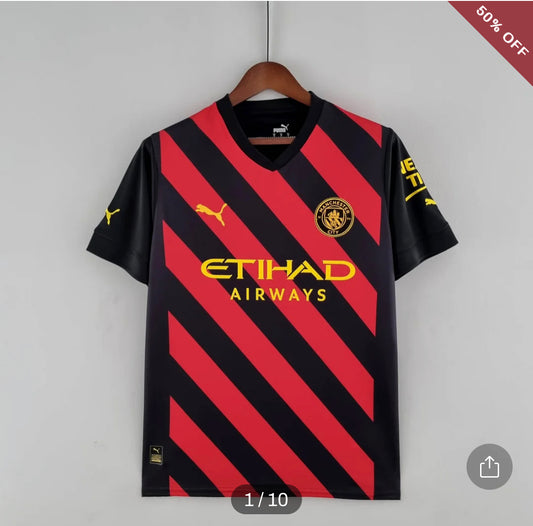 2022/2023 Manchester City Away Football Shirt