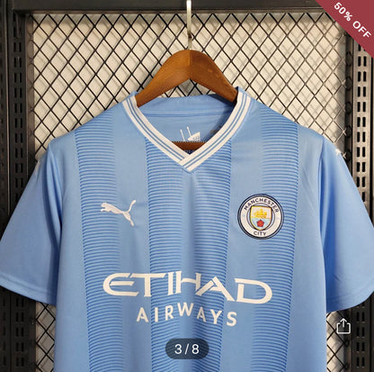 2023/2024 Manchester City Home Football Shirt