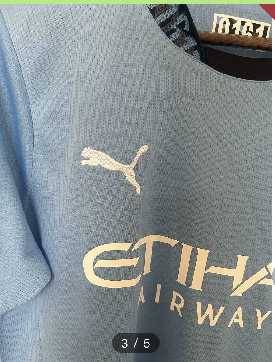 2024/2025 Manchester City Home Football Shirt New in