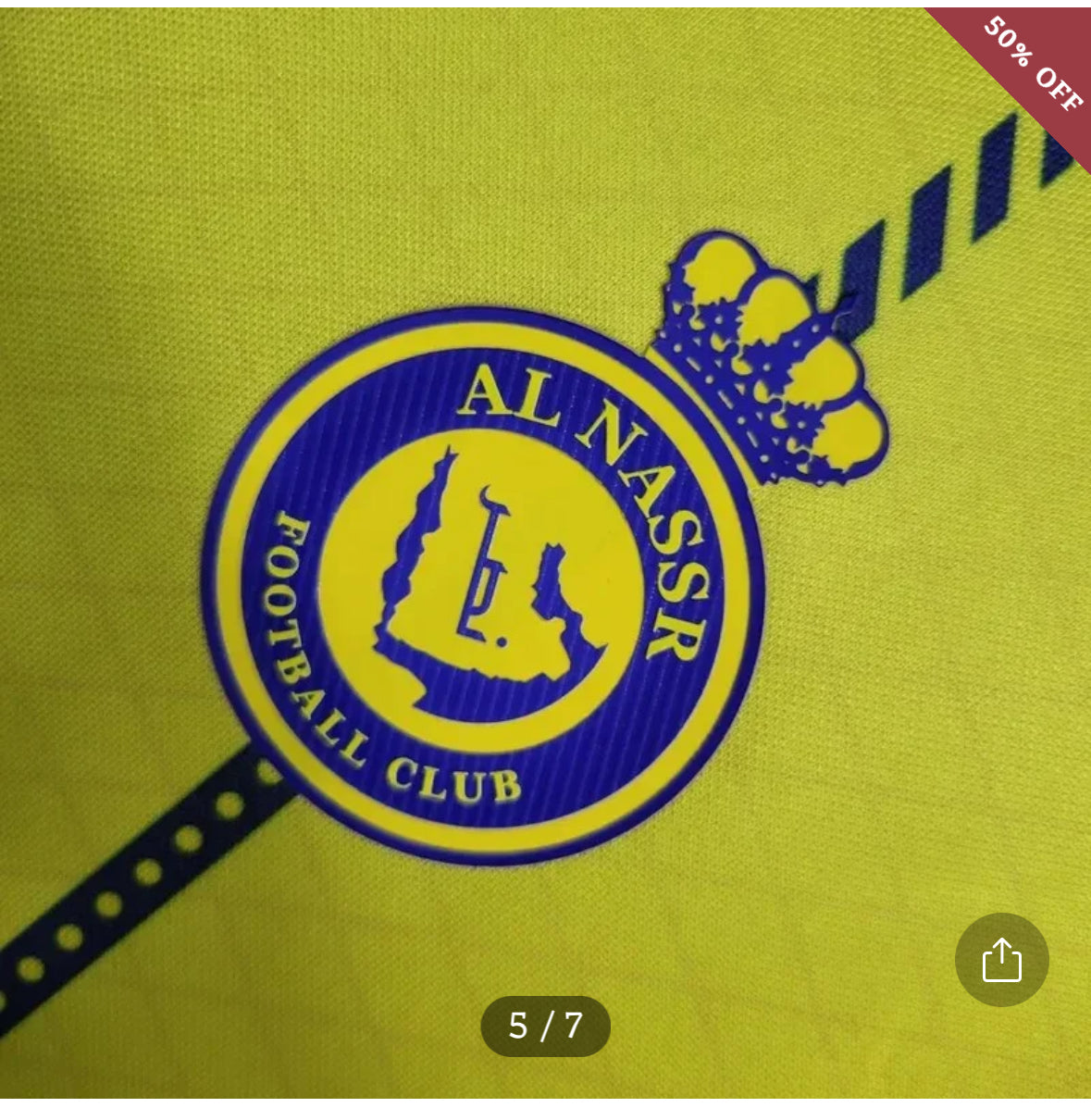 2023/2024 Al Nassr Home Football Shirt New in