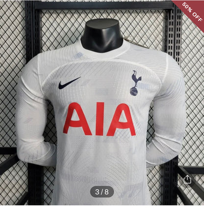 2023/2024 Player Version Long Sleeve Tottenham Home Football Shirt