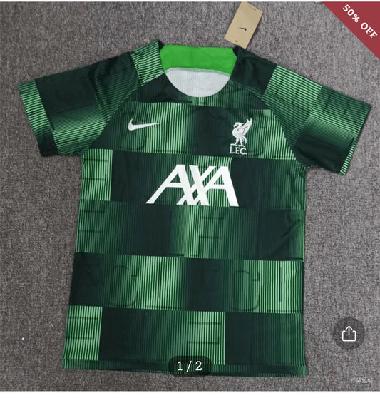 2023/2024 Liverpool Training Wear Green Football Shirt New in