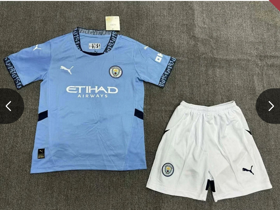 2024/2025 Manchester City Home Football Shirt Kids Size New in