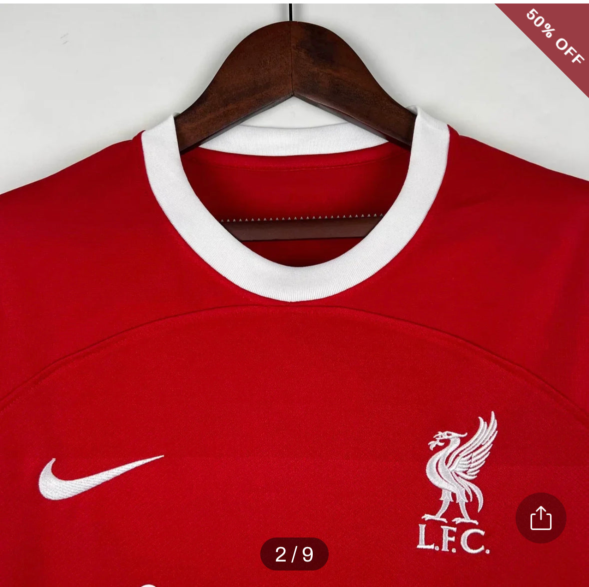 2023/2024 Liverpool Home Soccer Jersey