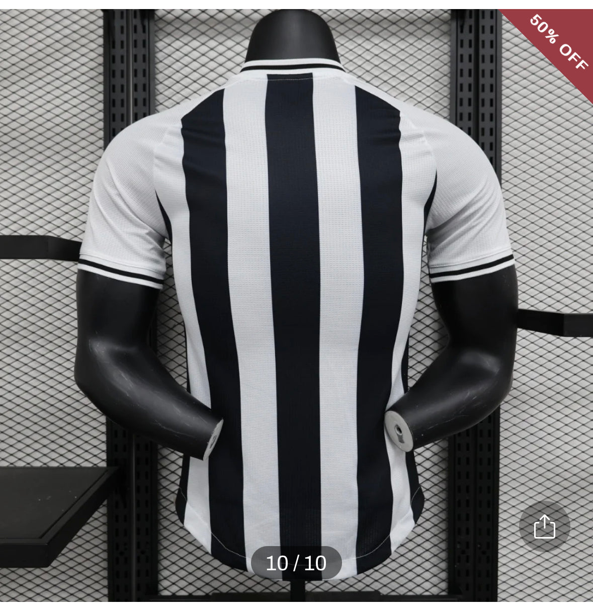 2023/2024 Player Version Newcastle United Home Soccer Jersey