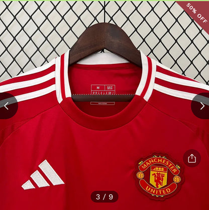 2024/2025 Manchester United Home Football Shirt New in