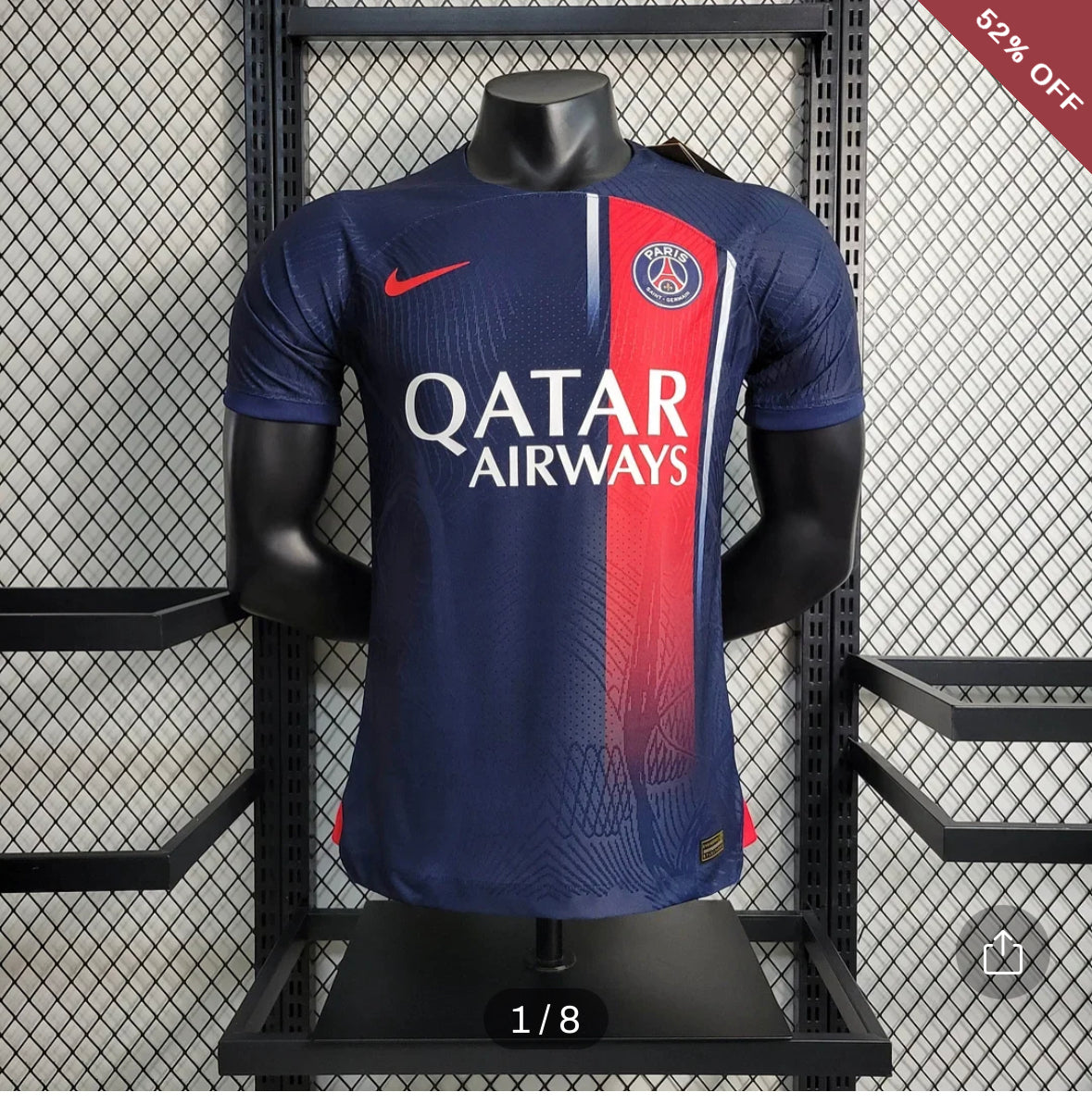 2023/2024 Player Version Psg Paris Saint-Germain Home