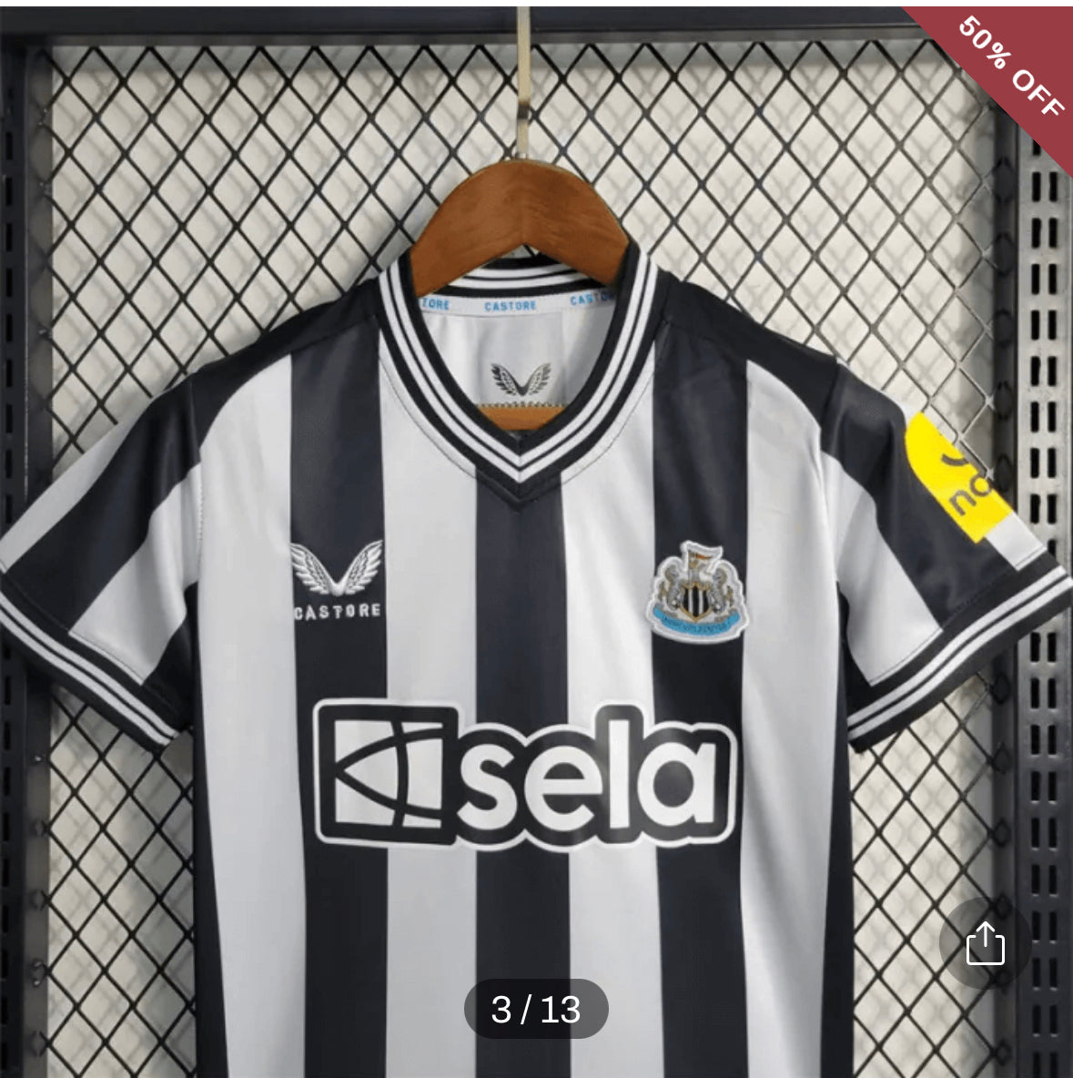 2023/2024 Kids Size Newcastle United Home Soccer Jersey