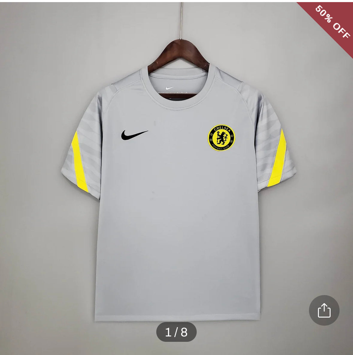 2021-2022 Chelsea Training Suit Grey