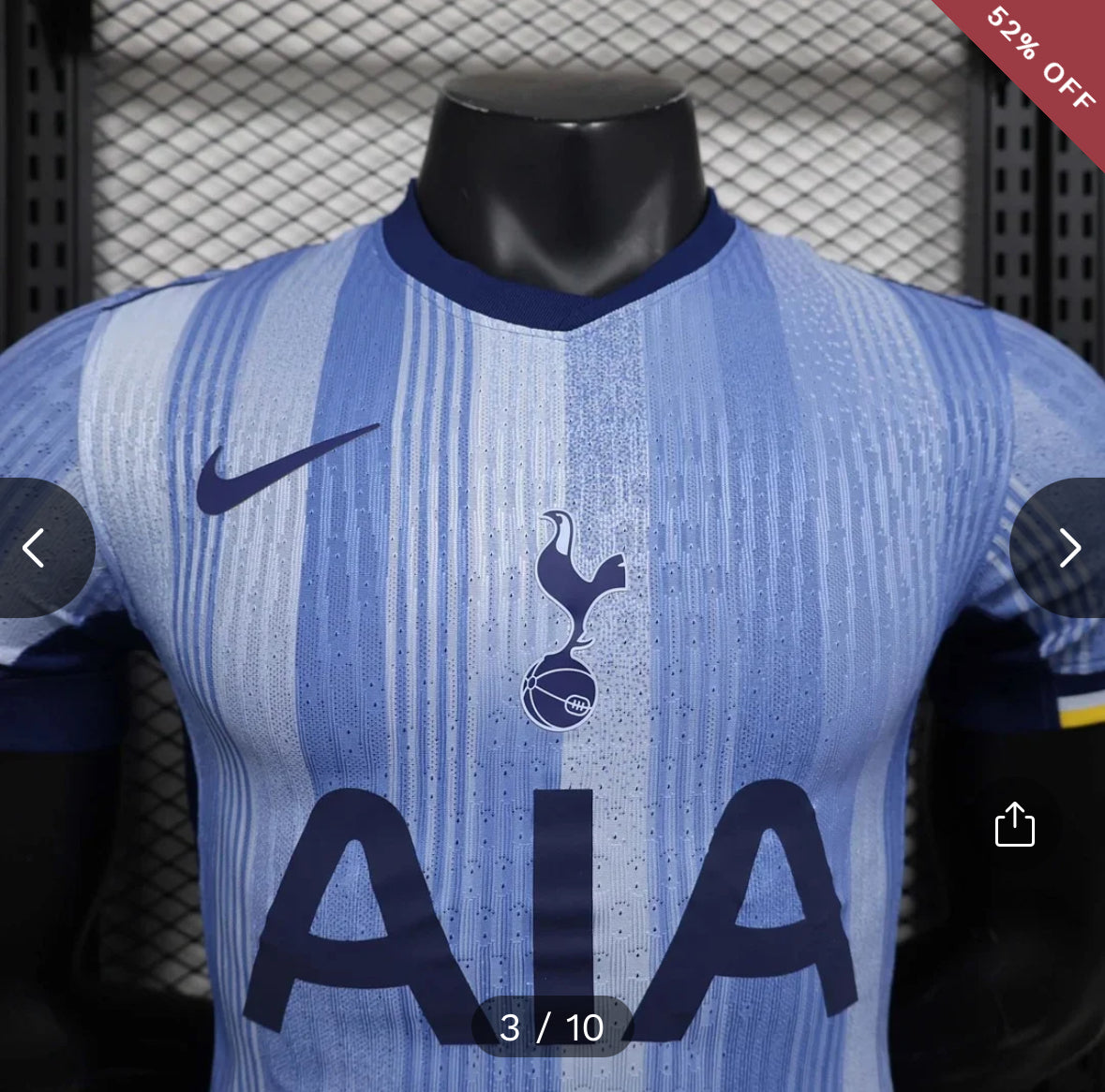 2024/2025 Player Version Tottenham Away Football Shirt New in