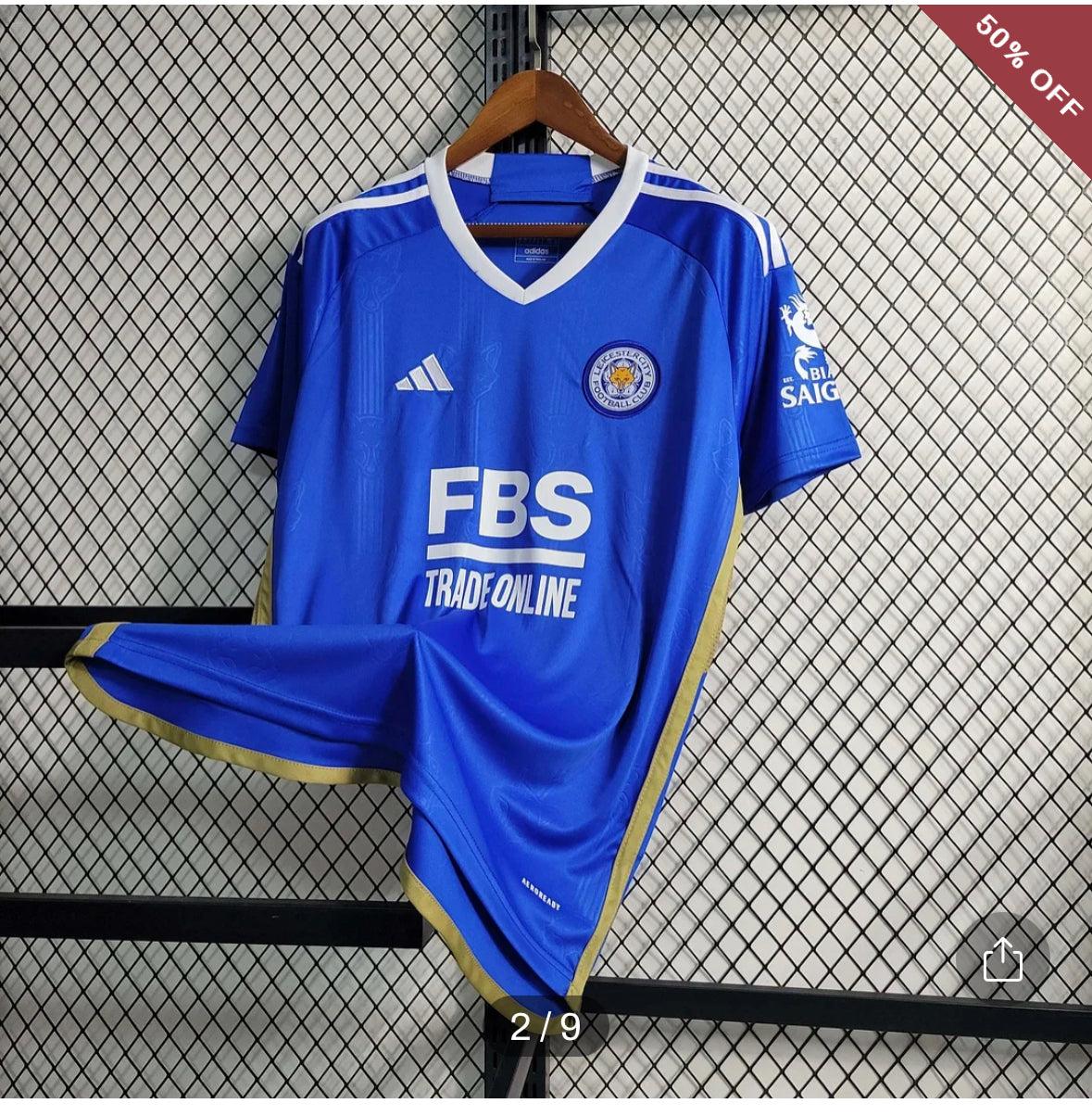 2023/2024 Leicester City Home Soccer Jersey