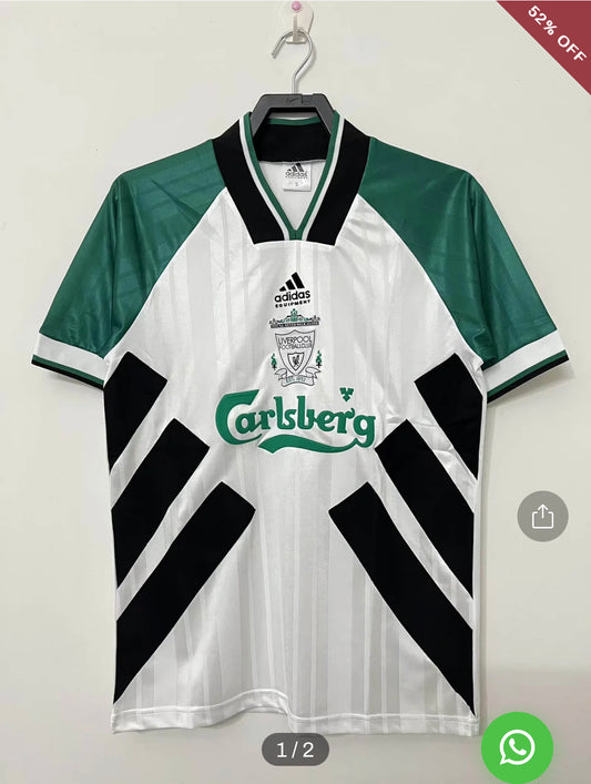 1993/1995 Retro Liverpool Away Football Shirt