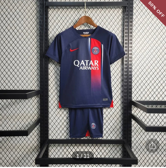 2023/2024 Psg Paris Saint-Germain Home Football Shirt 1:1 kids size