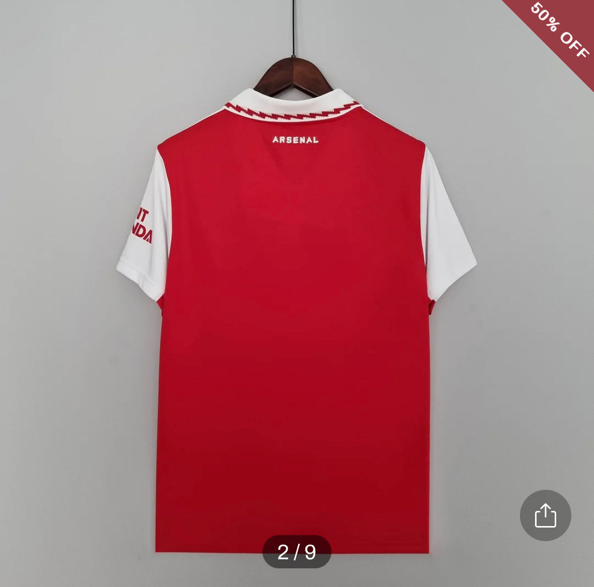 2022/2023 Arsenal Soccer Jersey Home