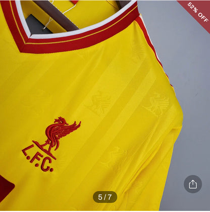 1985/1986 Retro Liverpool Away Football Shirt