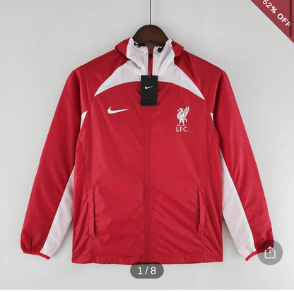 2022 Liverpool Windbreaker Red And White