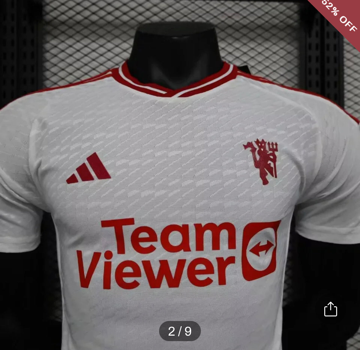 2023/2024 Manchester United pre-match jersey