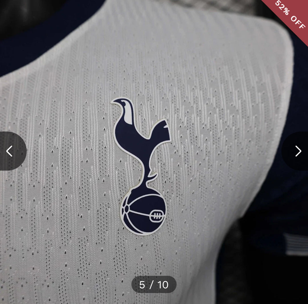 2024/2025 Player Version Tottenham Home Football Shirt New in