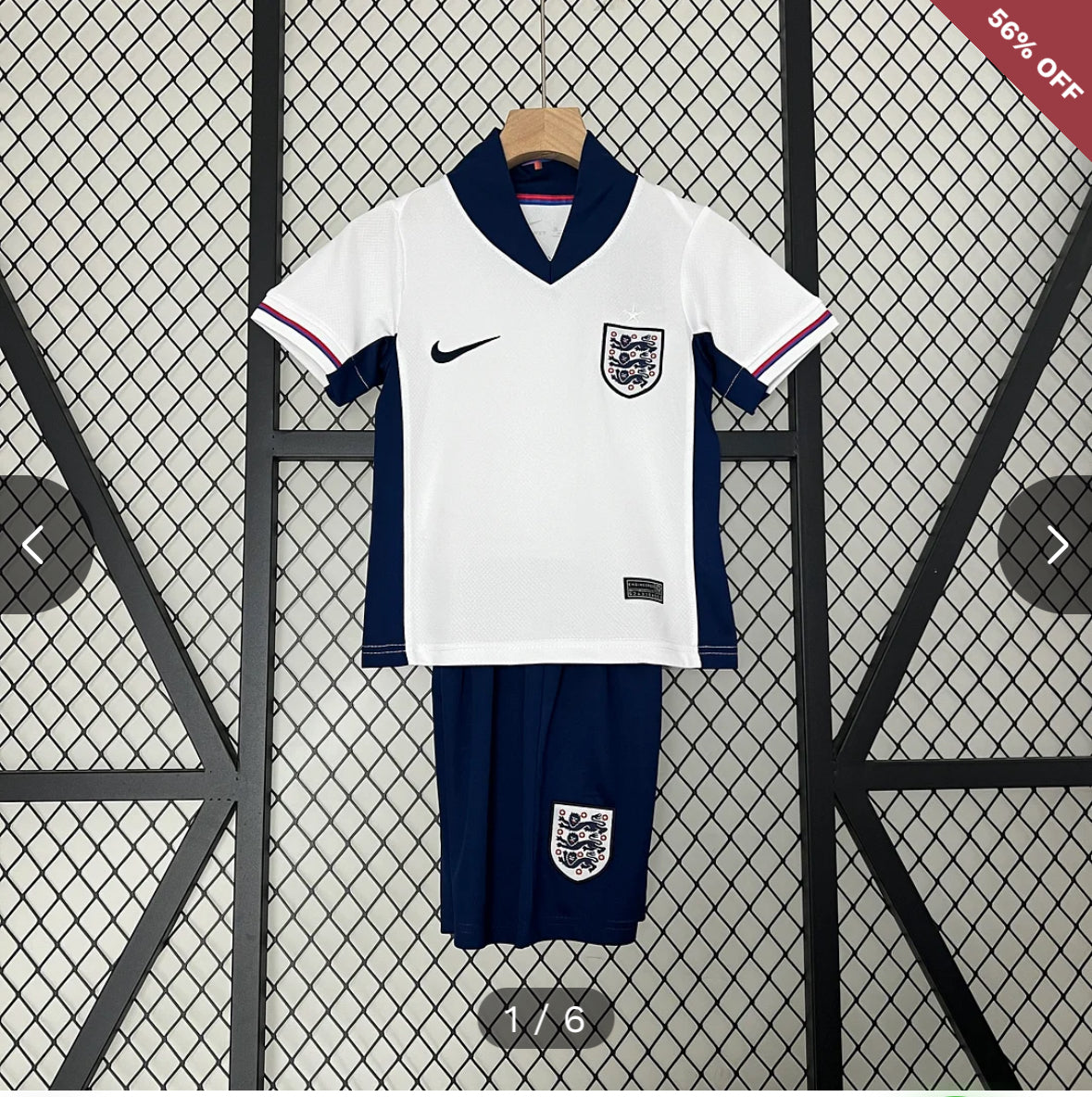 2024-2025 England Home Football Shirt Children’s New in