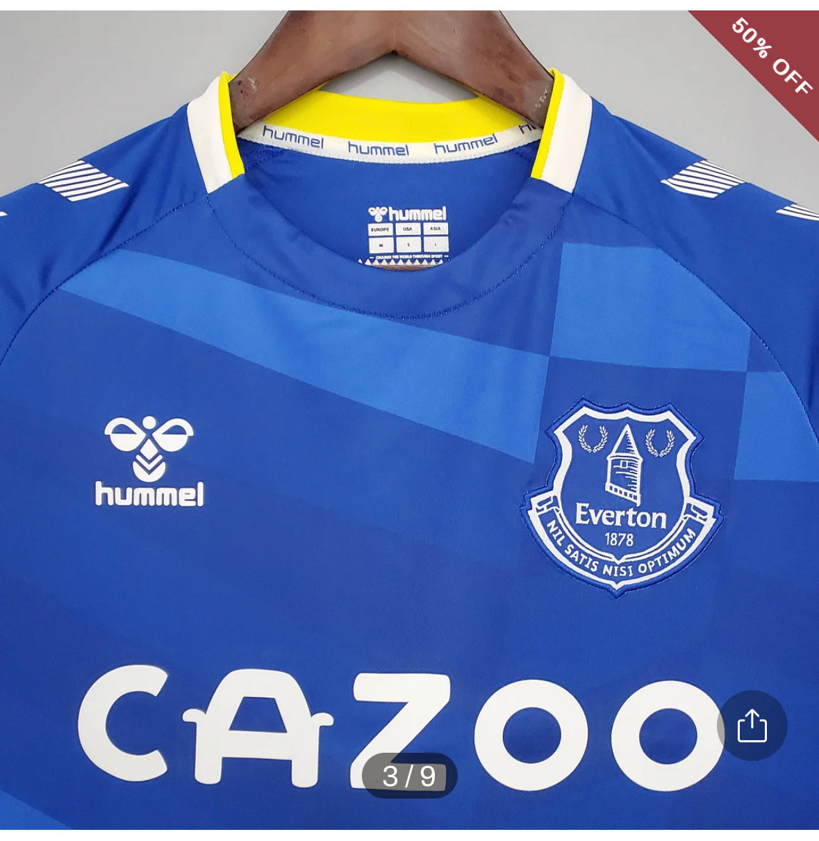 2021/2022 Everton Soccer Jersey Home