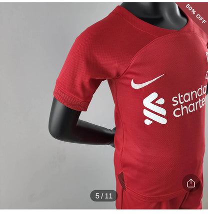 Kids Size 2022/2023 Liverpool Soccer Jersey