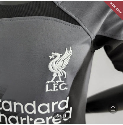 2022/2023 Liverpool Goalkeeper Black Soccer Jersey