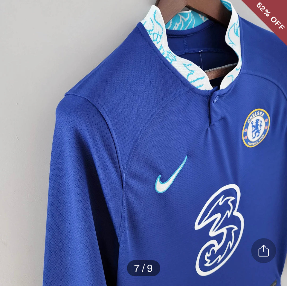 2022/2023 Long Sleeve Chelsea Home Football Shirt