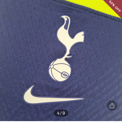 2022/2023 Player Version Tottenham Away Football Shirt