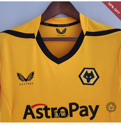 2022/2023 Wolverhampton Wanderers Home Football Shirt