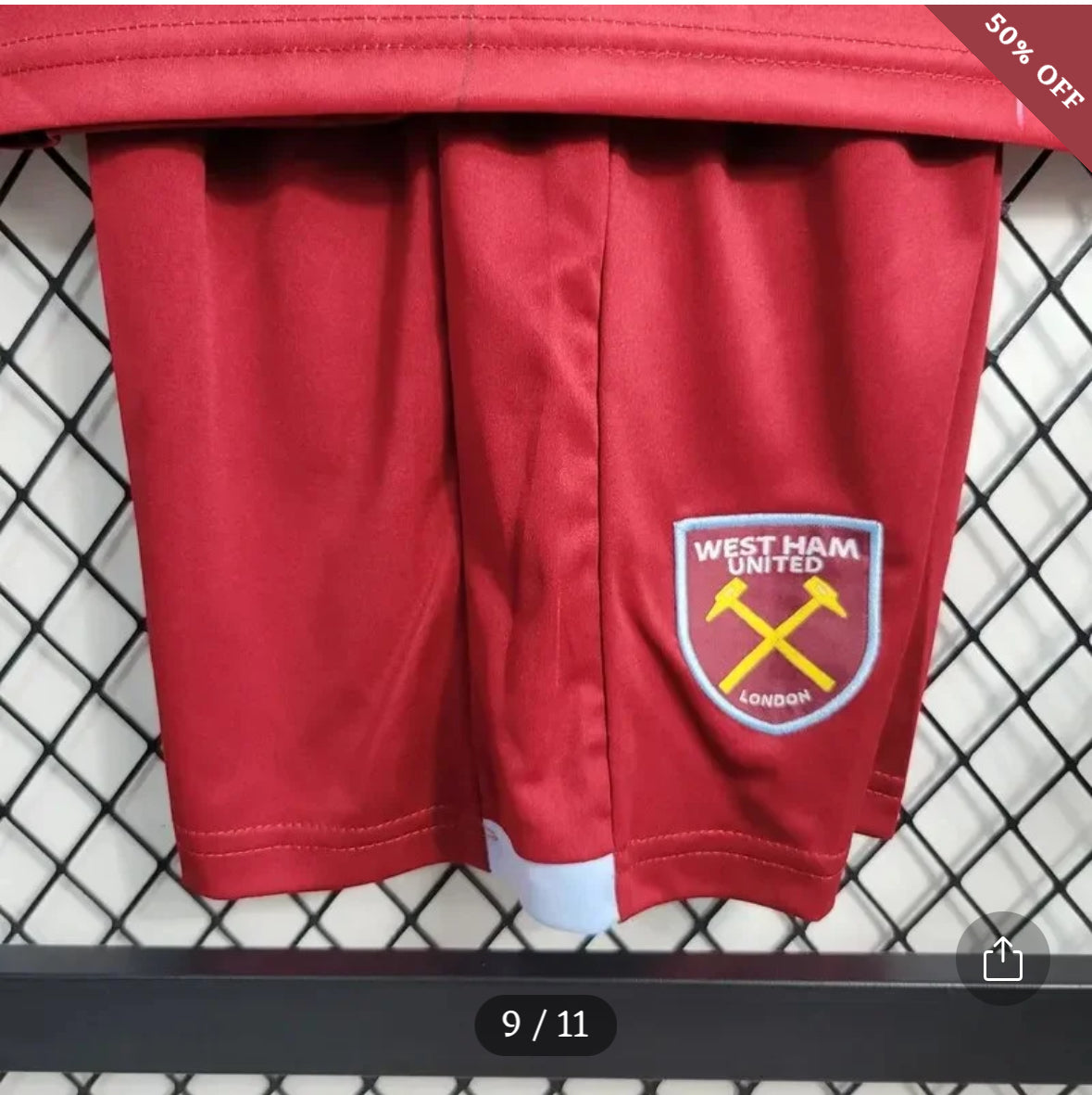 2023/2024 Kids Size West Ham United Football Shirt Home New in