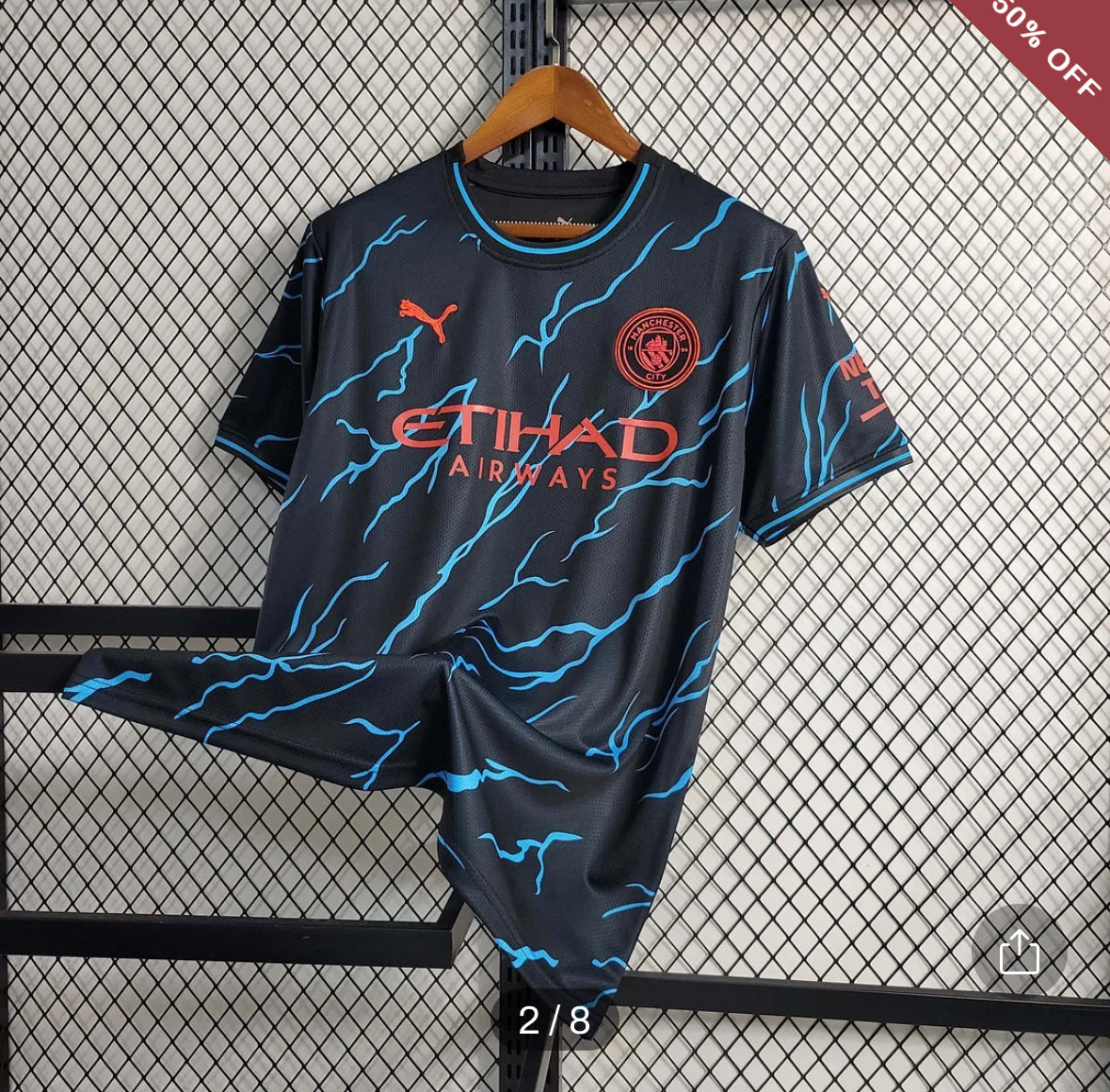 2023/2024 Manchester City Third Away Football Shirt New In